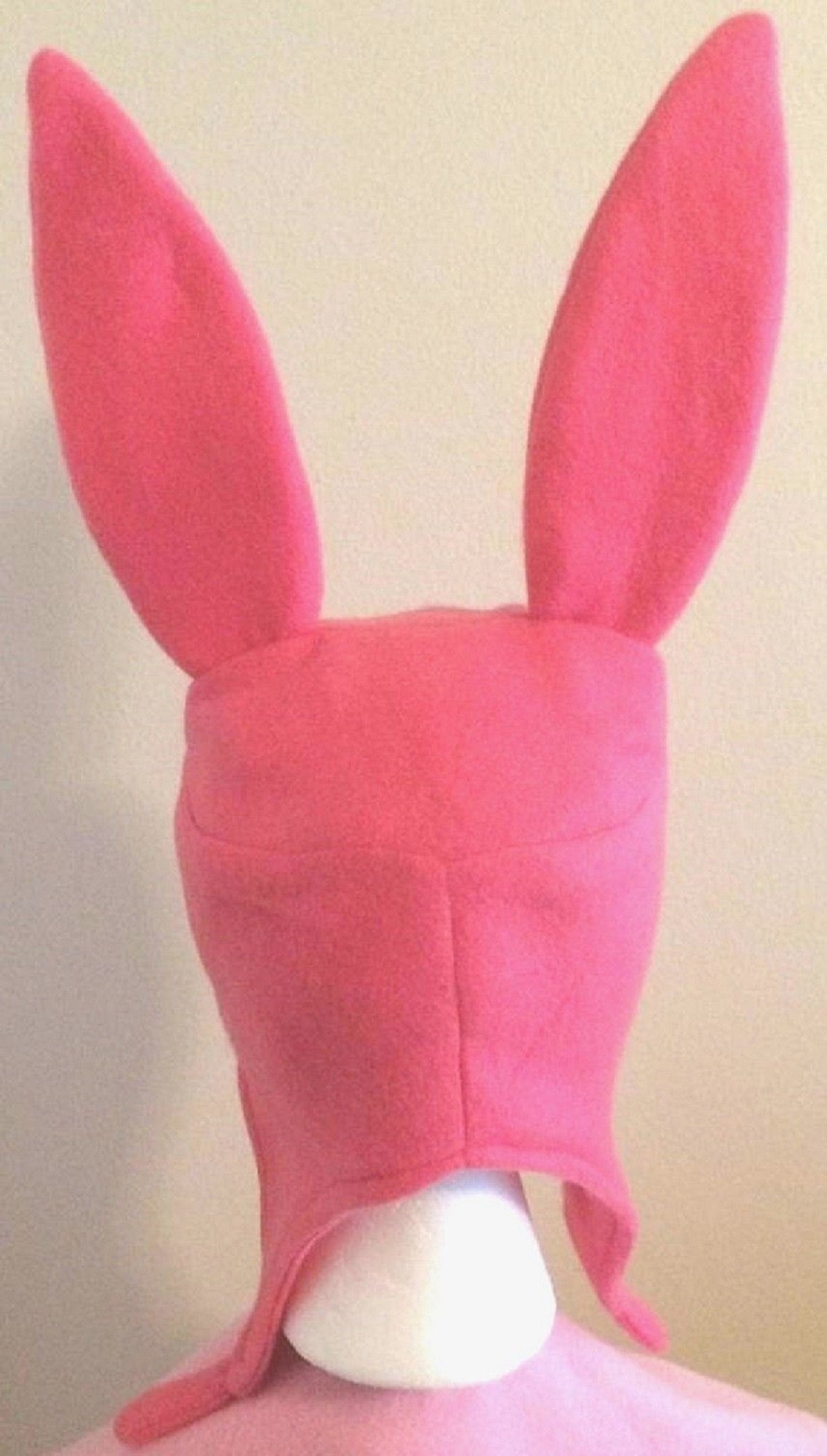 SewLA1 Pink Bunny Ears Hat Size Medium Rabbit Ears Hat Expedited Shipping Available