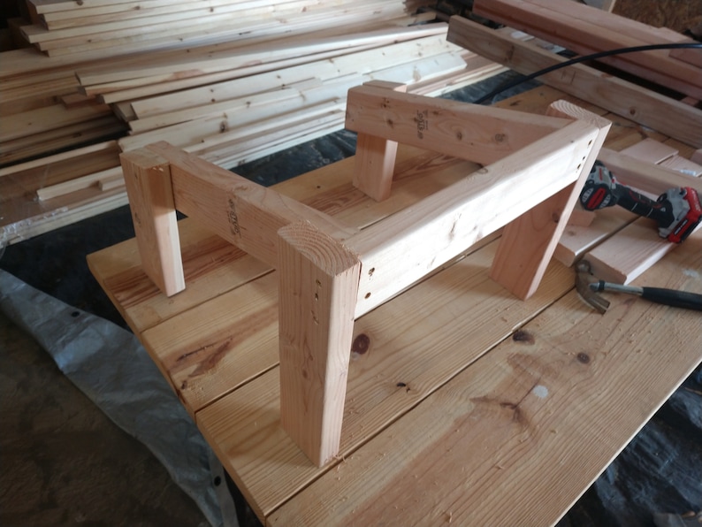 2x4 Foot Stool Plans For 2x4 Adirondack Chair image 7