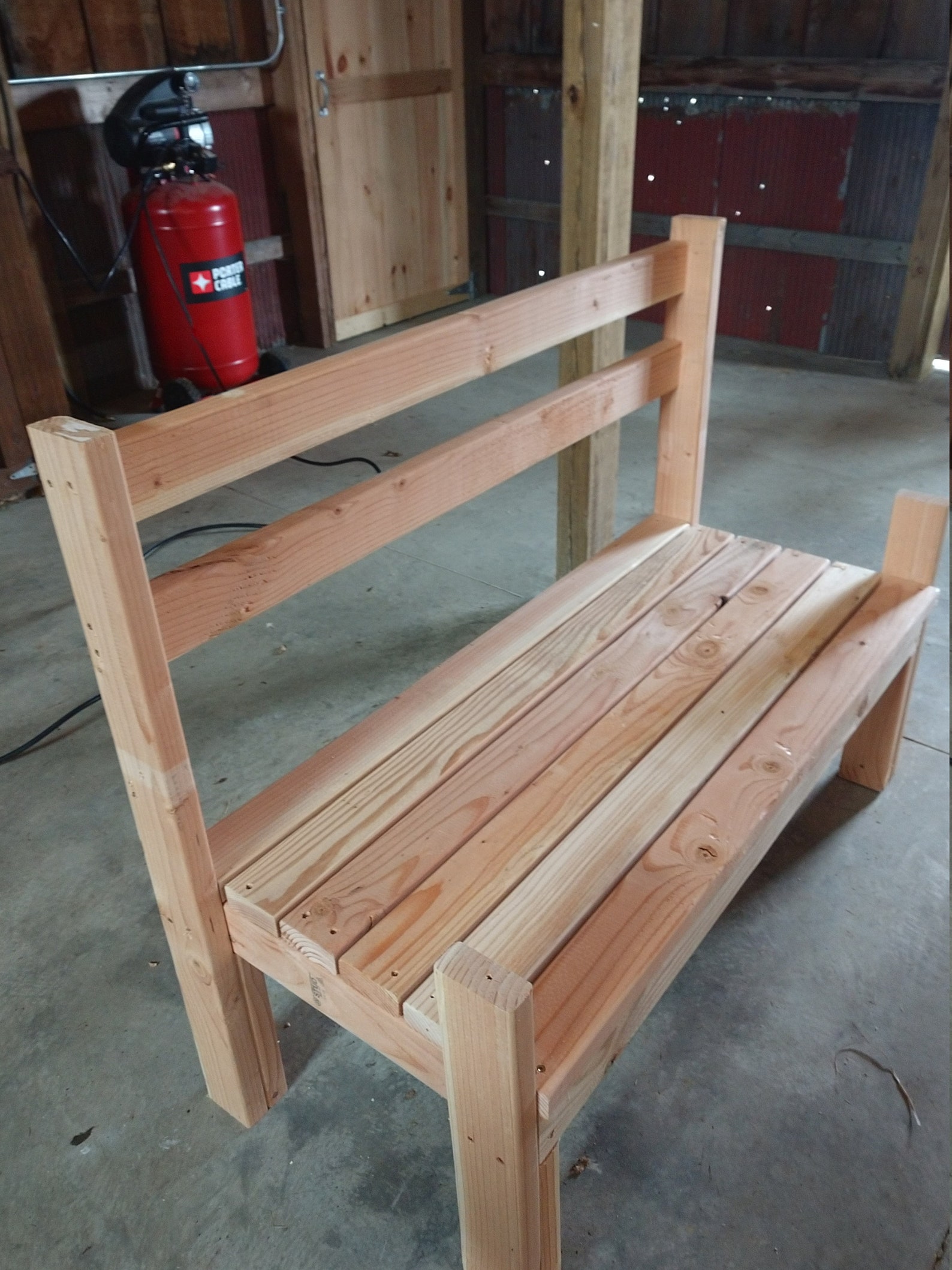 2 X 4 Classic Garden / Park Bench Plans Etsy