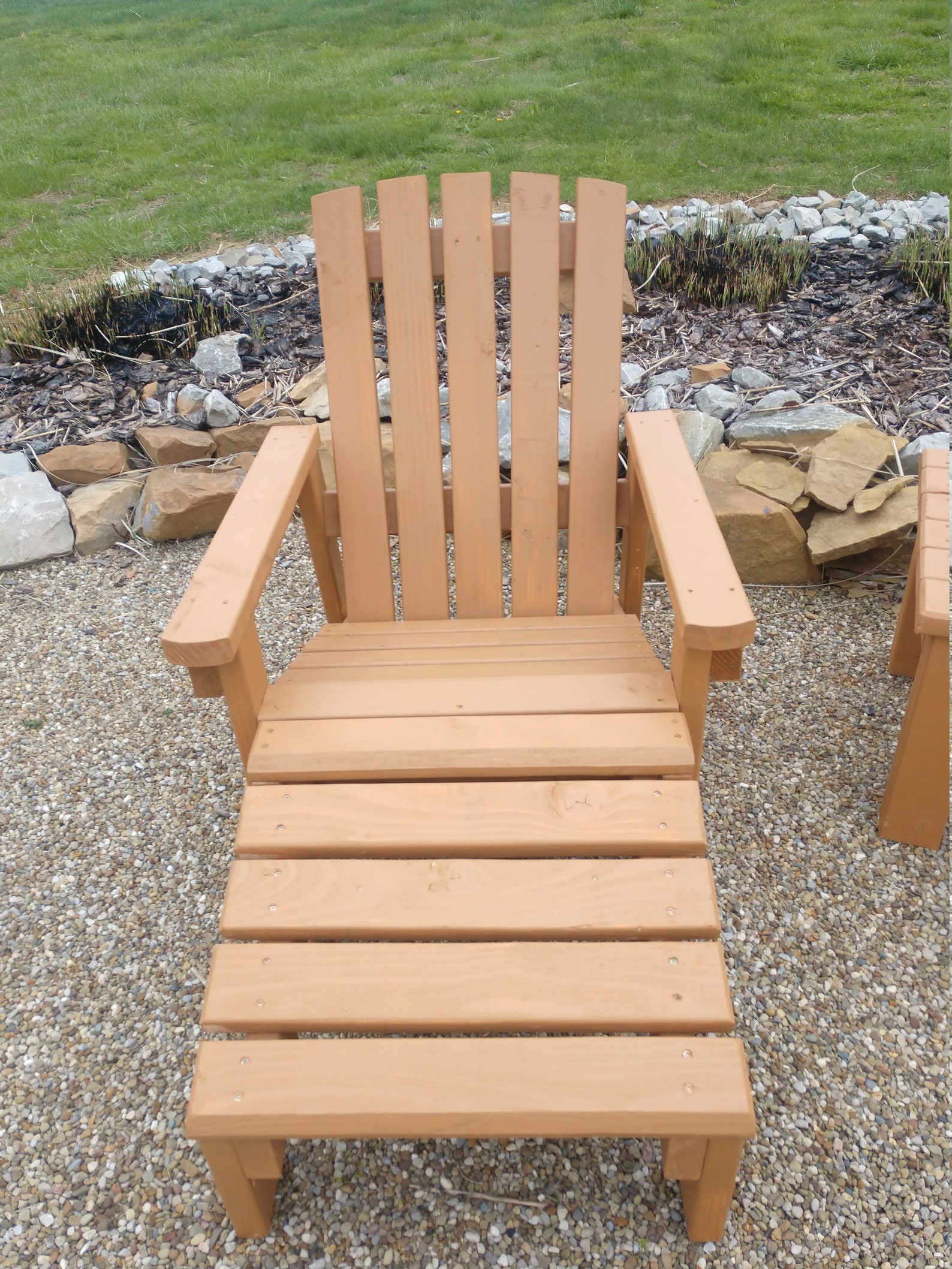 2 x 4 Adirondack Lounge Chair Plans With Detached Foot 