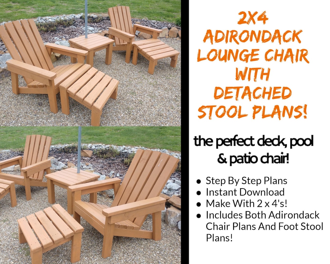 Lounge Chair Diy 2x4 Chair Plans 2x4 Chair Easy Outdoor Chair