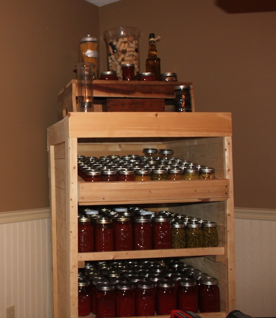 Food Storage Friday #26: Making Mason Jar Shelves out of Pallets - In the  Kitchen with Honeyville