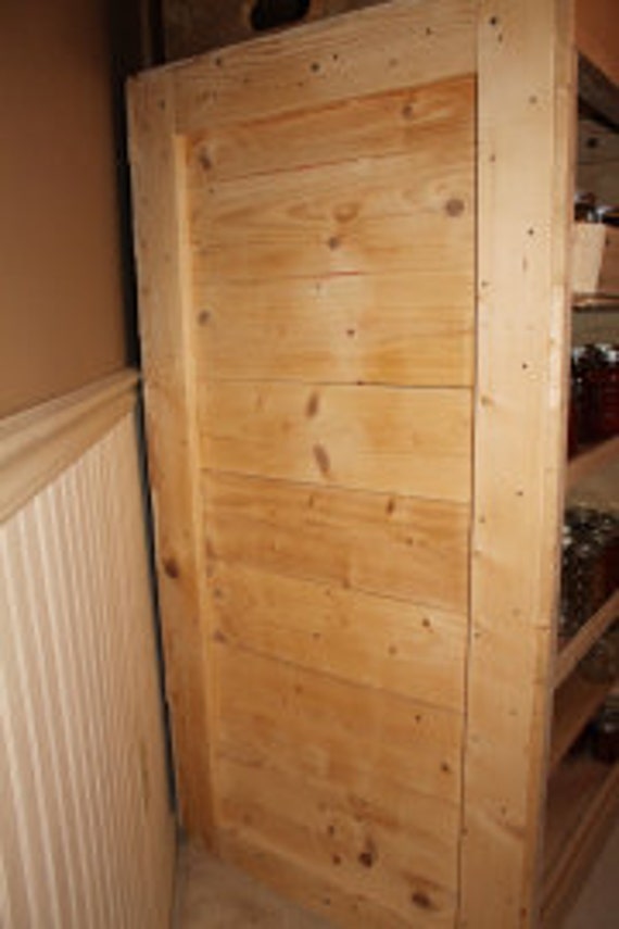 Stand Alone Canning Pantry Cabinet Using Pallets or 