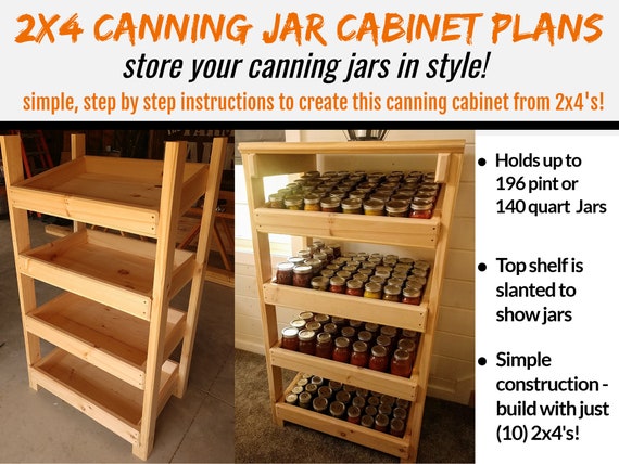 Storage cabinet for mason jars, great for homemade fermented foods! My  friend's husband made i…