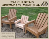 Child Size 2x4 Adirondack Chair Plans - The Perfect Size For Kids!