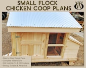 Small Flock Chicken Coop Plans - Simple, Strong And Easy To Make With 2x4's!