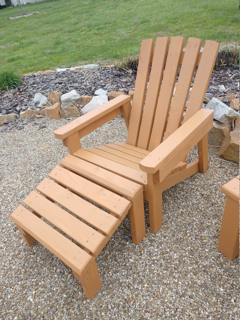 2x4 Foot Stool Plans For 2x4 Adirondack Chair image 4