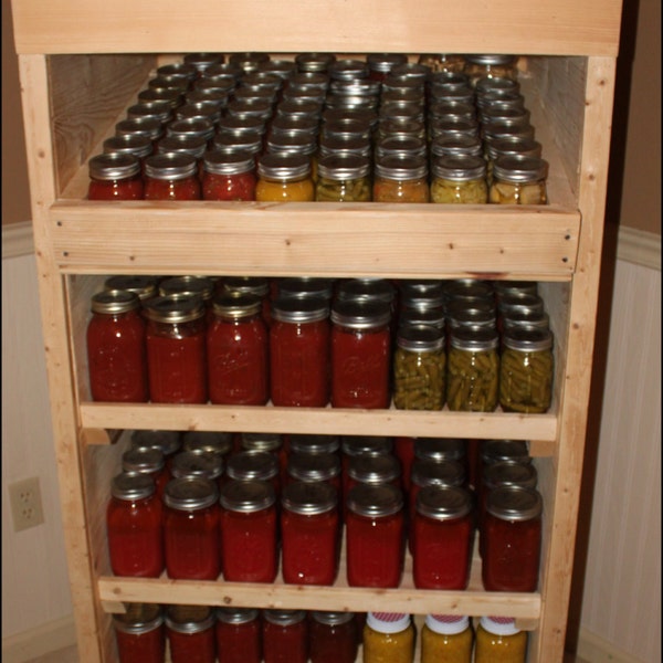 Stand Alone Canning Pantry-Schrank-Pläne - mit Paletten oder Standard-Bauholz