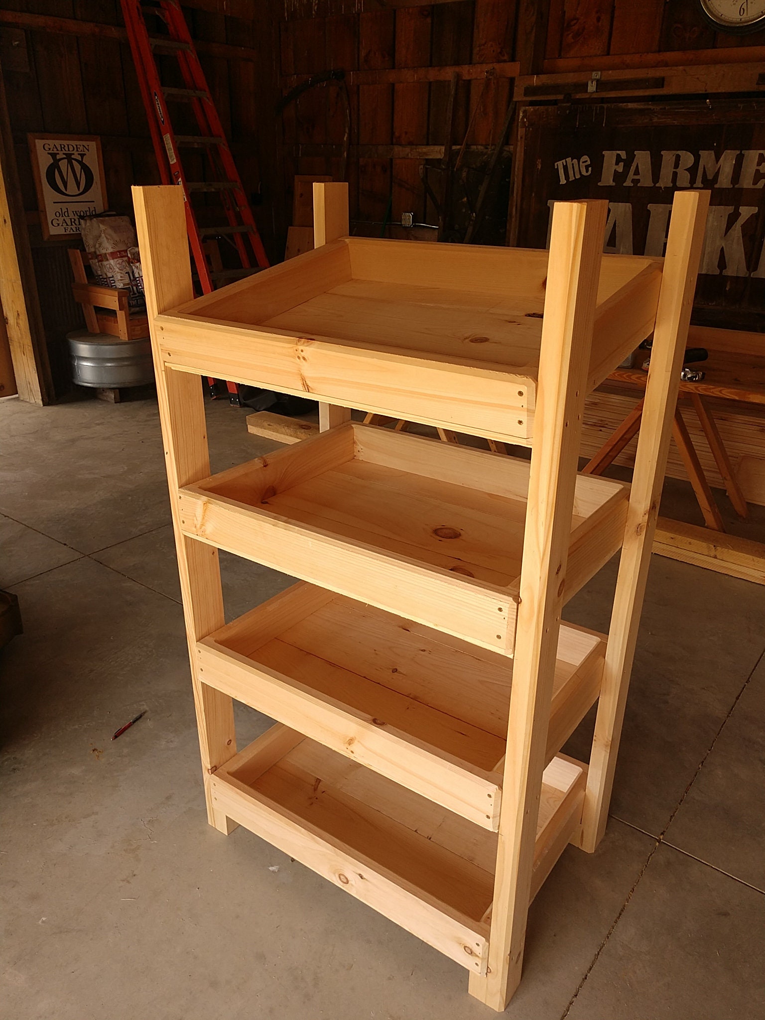 2 X 4 Canning Jar Plans Store & Display Your Canning Etsy UK