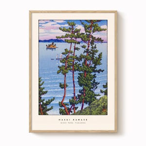 Hasui Kawase Nishi Park Print: Vintage Japanese Woodblock Art