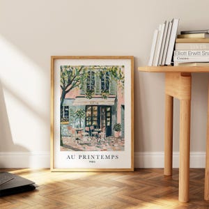 Paris Artwork Print: Spring Floral Design (Multiple Sizes Available) image 8