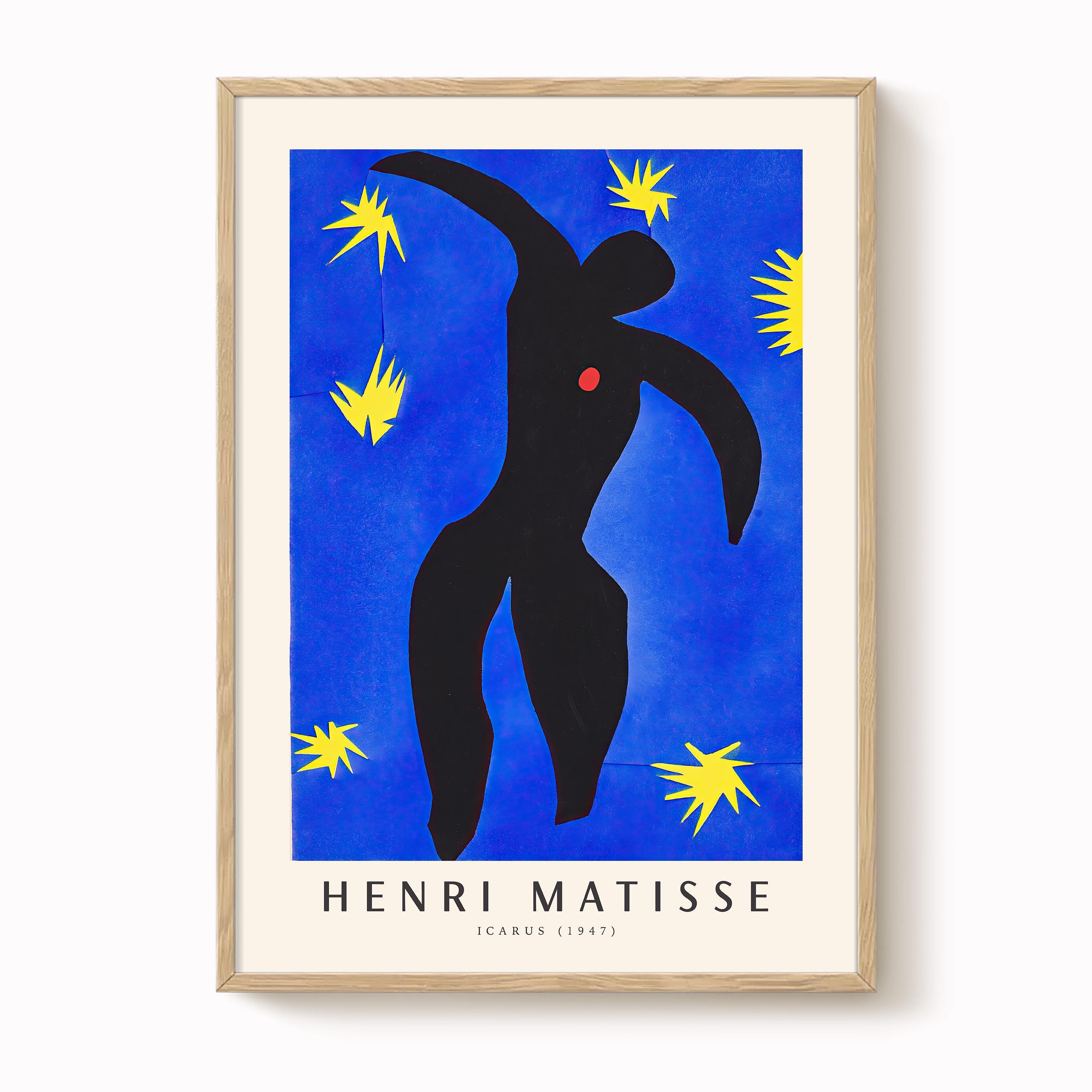 Matisse Art Print: Icarus From Jazz - Fauvist Colours - Etsy