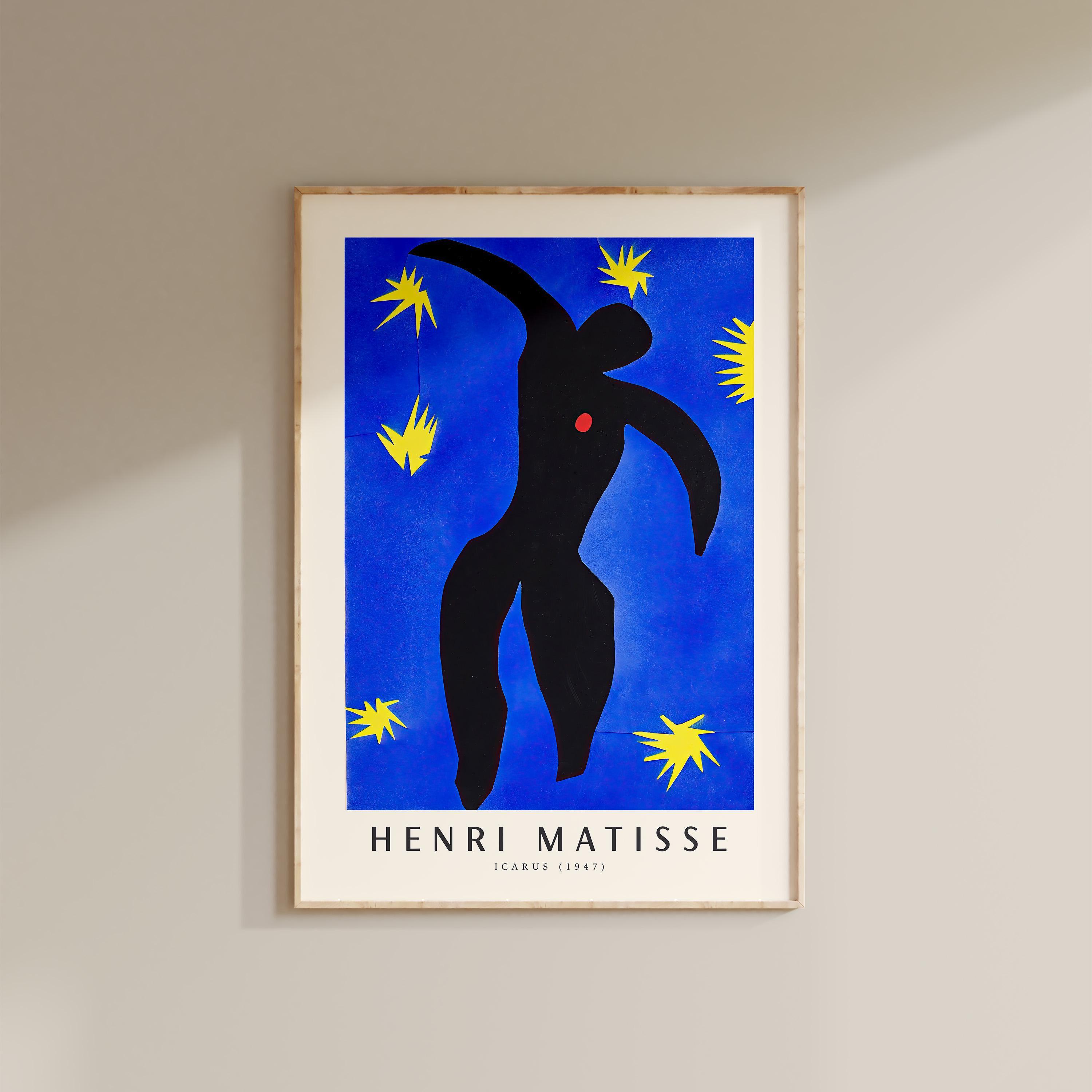 Matisse Art Print: Icarus From Jazz - Fauvist Colours - Etsy