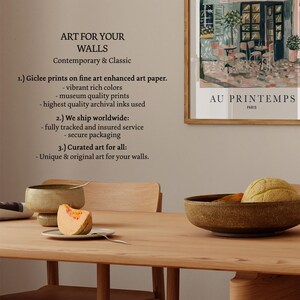 Paris Artwork Print: Spring Floral Design (Multiple Sizes Available) image 10