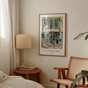 Paris Artwork Print: Spring Floral Design (Multiple Sizes Available) image 9