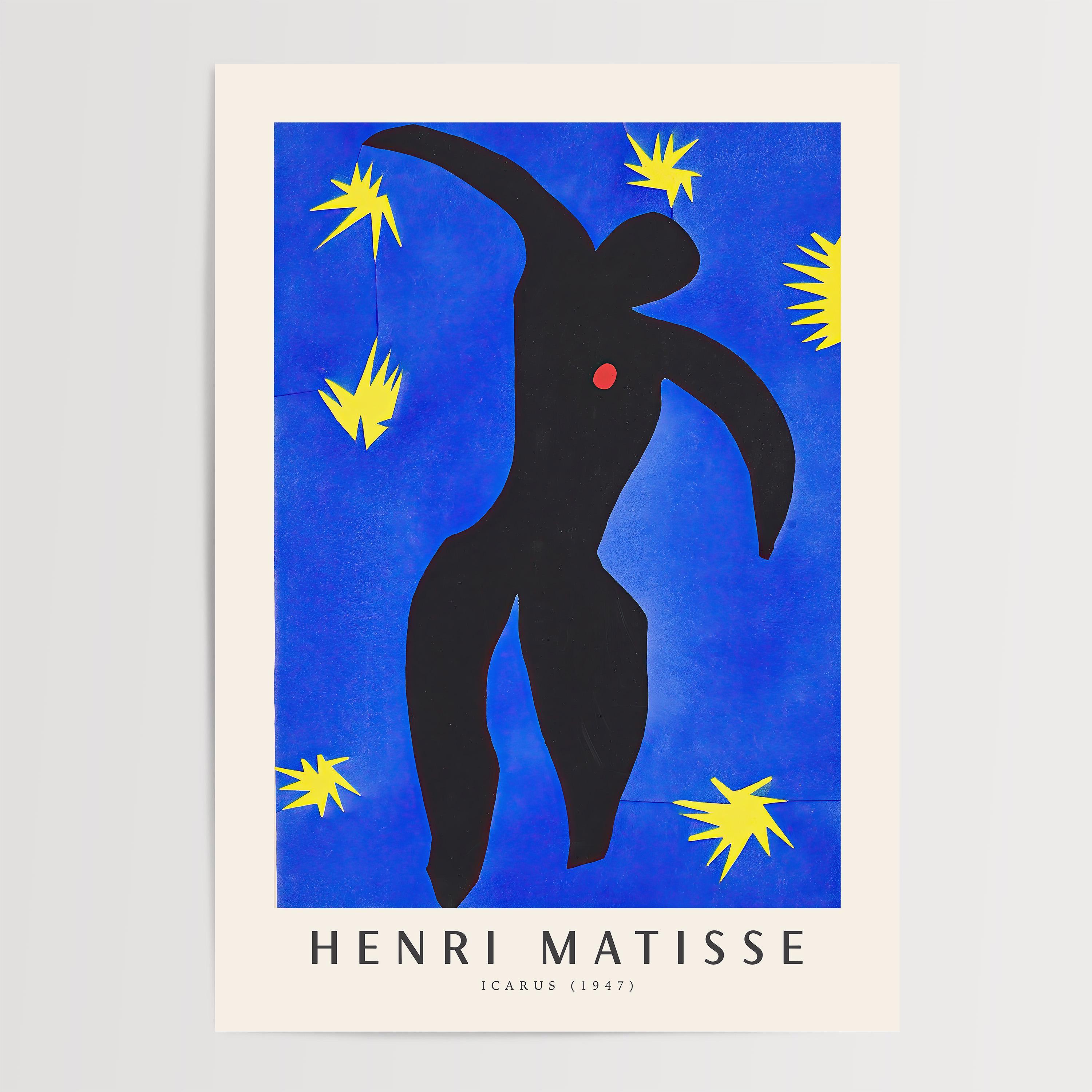 Matisse Art Print: Icarus From Jazz - Fauvist Colours - Etsy