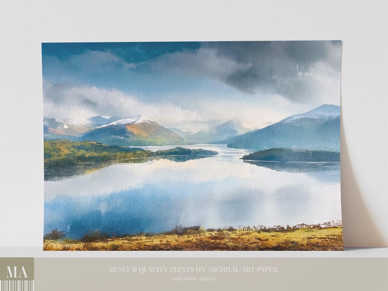 Lomond Art Print - Matte Museum-Quality on FSC Paper image 4