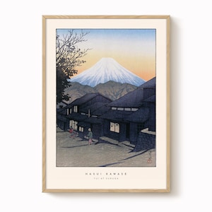 Hasui Kawase Japanese Woodblock Print: Shin-Hanga Landscape Art Reproduction