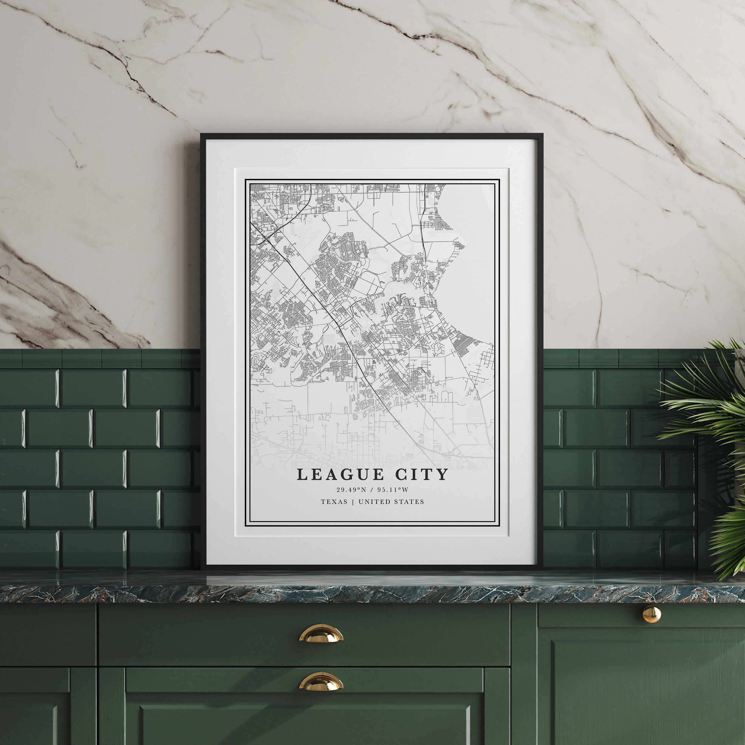 League City Map Digital League City Map League City Texas