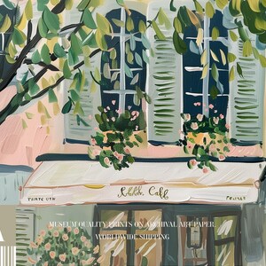 Paris Artwork Print: Spring Floral Design (Multiple Sizes Available) image 6