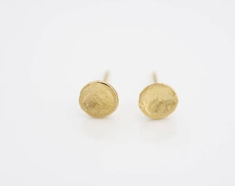 Gold Stud Earrings, Silver Dot Earrings, Round Stud Earrings, Tiny Stud Earrings, Small Studs, Minimalist Earrings, Circle Stud Earrings