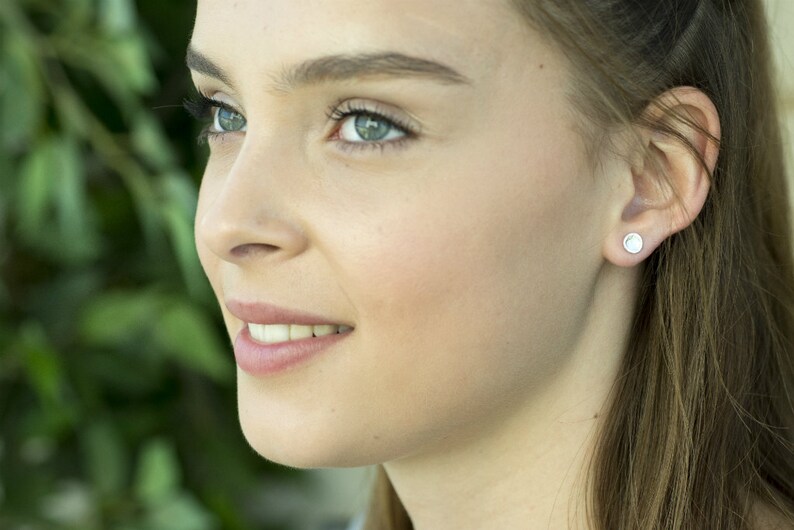 Silver Earring Set Circles Ear Cuff Earring Plus a Gift - Etsy