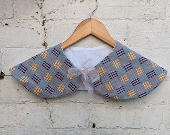 Handmade and embroidered Peter Pan collar , detachable collar