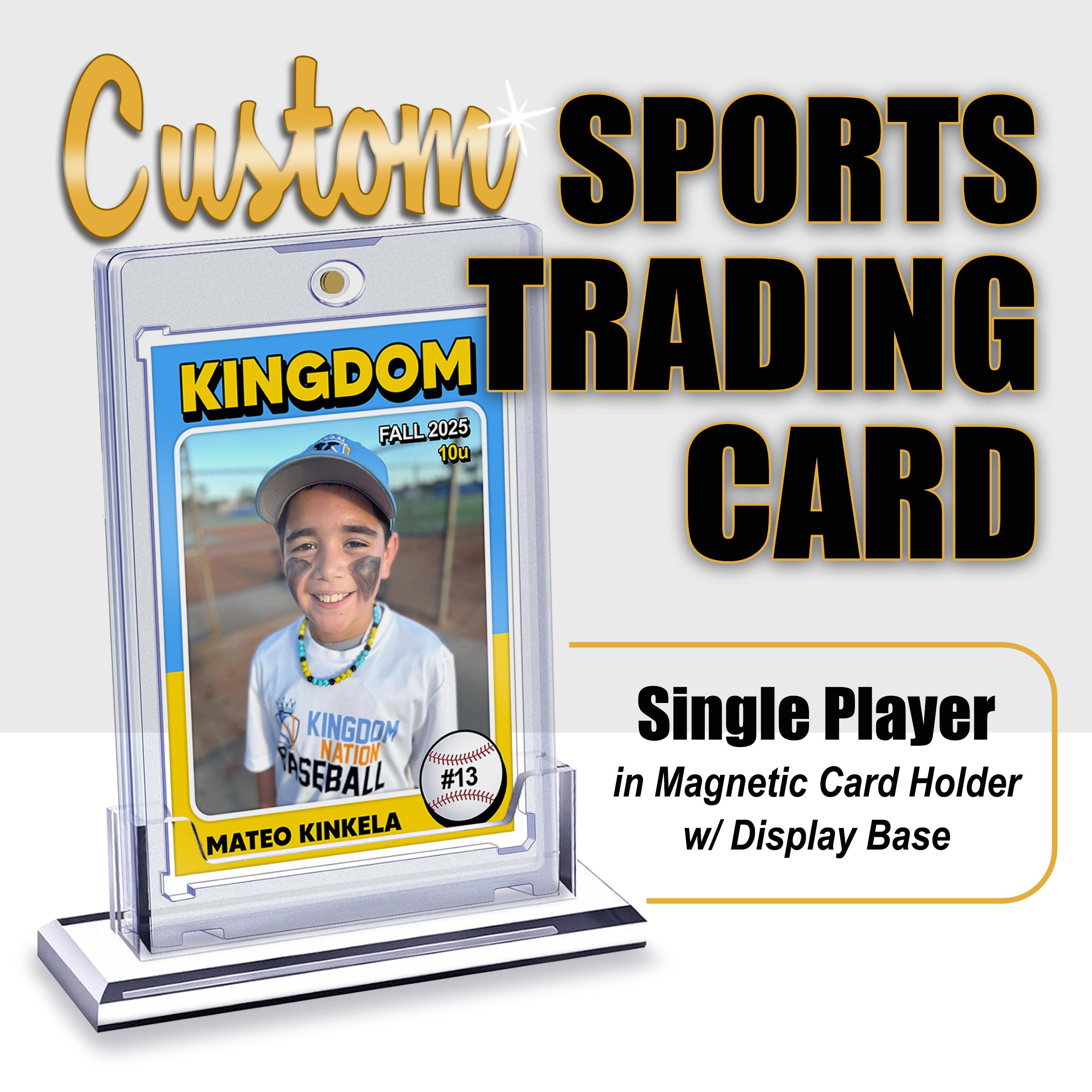 Single Baseball Card Display - Etsy