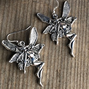 Silver Fairy Earrings: Whimsical Charm Earrings