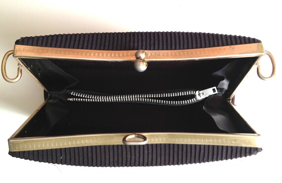 Vintage Bedford Cord purse - (circa 1960s) - image 2