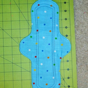 Sale In the Hoop Cloth Mentrual Pad, Momma Pad, Liner to make  10 pad and 11.5 inch pad