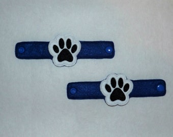 Sale ITH Paw Print Sleeve Scrunchie  5x7 hoop