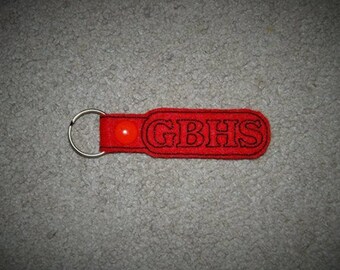 Sale New  ITH GBHS snap tab key chain or bag tag