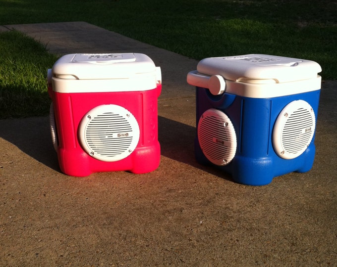 Cooler Stereo Ice Chest Stereo Beach Radio Louisiana Etsy