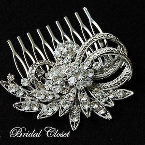 Bridal Hair Comb Crystal, Bridal Crystal Hair Comb, Wedding Hair Comb, Crystal Hair Comb, Wedding Hair Accessories, Bridal Comb Crystal