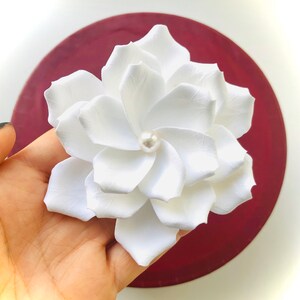 Bridal Hair Flower, Bridal Fascinator, Bridal Headpiece, Gardenia Headpiece, Wedding Hair Accessories, Floral Hair Pieces, Flower Hair Pin