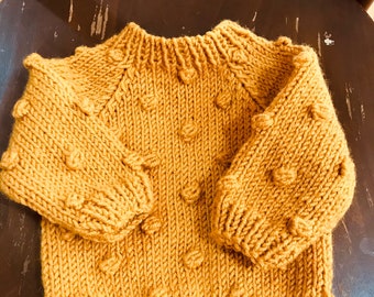 Newborn knit sweater Popcorn sweater, newborn popcorn sweater,  baby-knit sweater,  sweater, boy sweater,