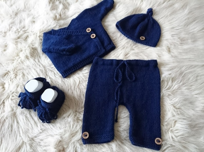 Gender Neutral Baby Clothing Set With Bamboo Yarn Adjustable Etsy