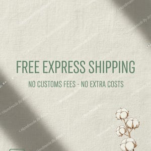 Free Worldwide Express Shipping: All orders are shipped via FedEx Express. Your heirloom piece travels fast and safe, reaching your doorstep in just 3-5 business days worldwide.  No Hidden Costs: I take care of everything! Customs duties and import taxes are pre-paid by me. The price you see at checkout is the final price you pay—no surprise fees at delivery.  Door-to-Door Security: Your package is fully tracked and delivered directly to your hands with the care it deserves.
