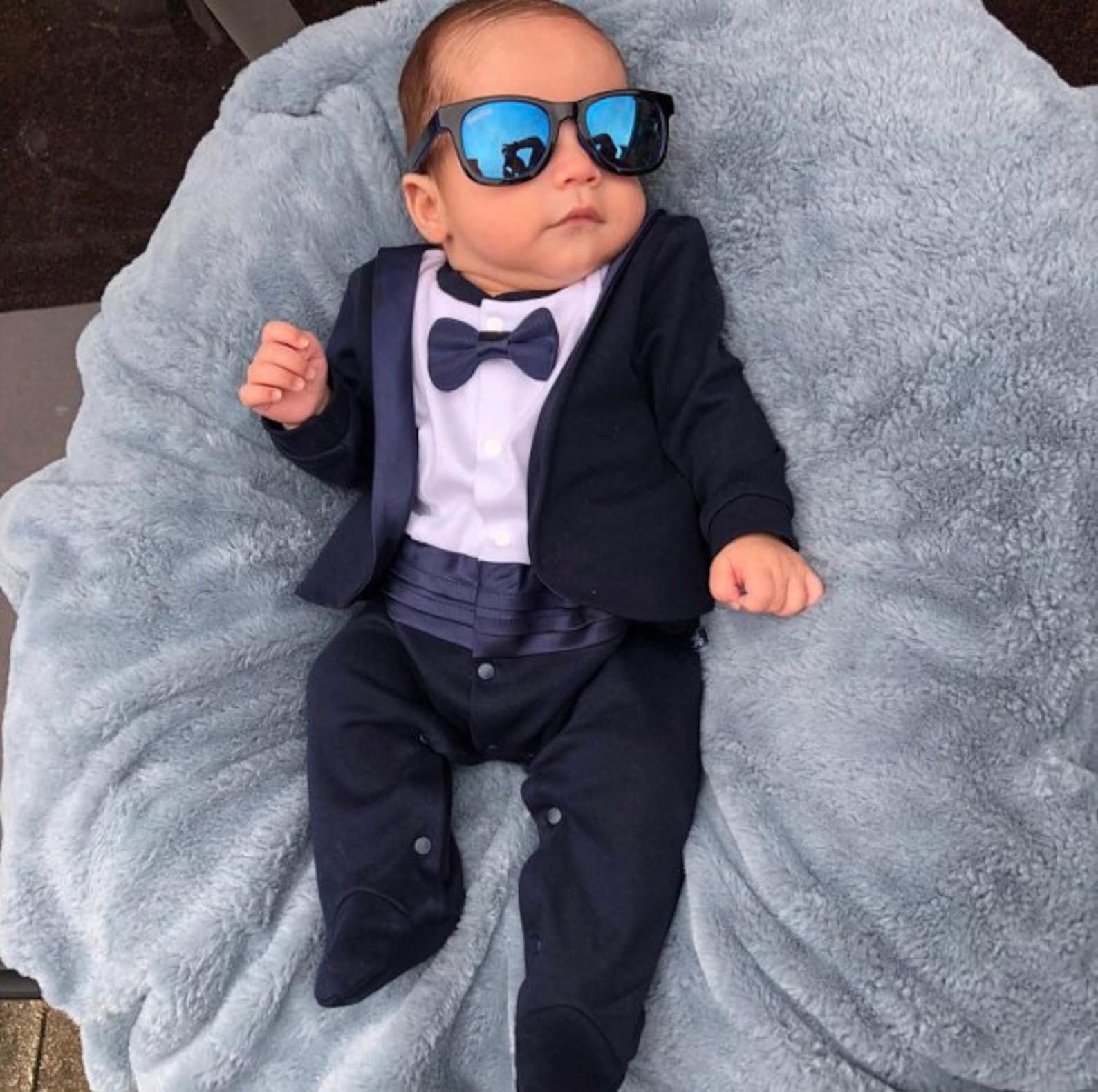 Baby Tuxedo Baby Boy Wedding Outfit Wedding Suit Wedding | Etsy