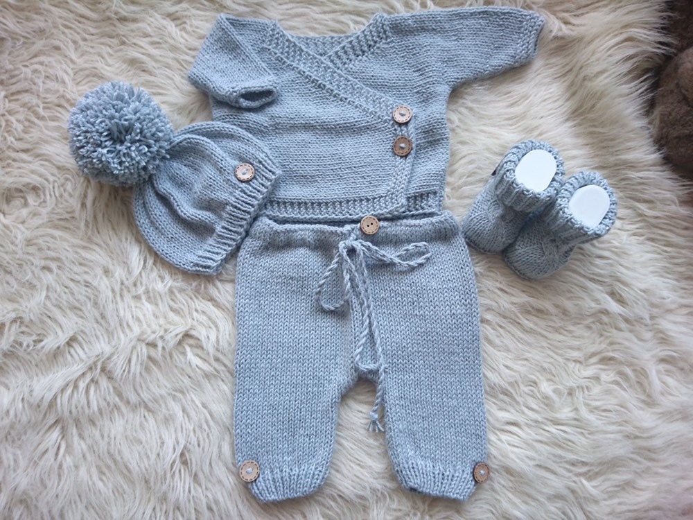 Home Outfit Gender Neutral Newborn Knit 