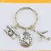 Travel Keychain, Travel Keyring, Travelling Accessory, Wanderlust ...