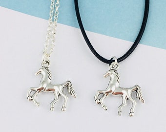 Horse Necklace, Equestrian Horse Girl Gift, Horse riding jewelry, Equine Gift for her, Riding School gift for daughter, Pony Choker animal