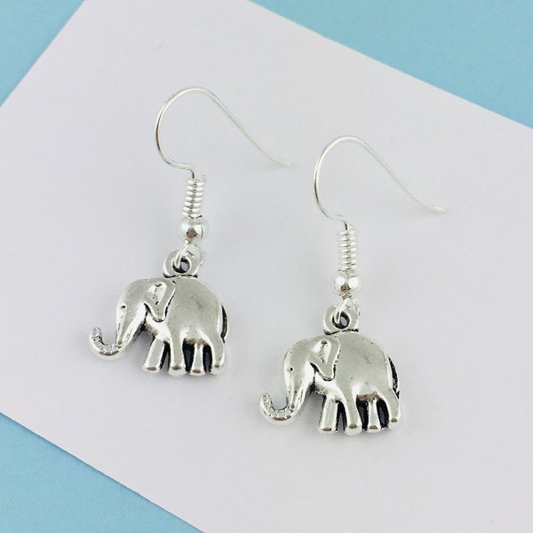 Elephant Earrings, Animal Jewellery, nature lover gift, wildlife mother's day gift for mum mom bithrday gift ideas for her sister gift niece