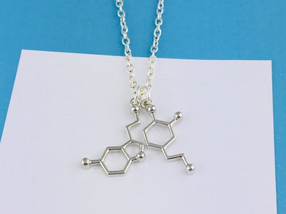 Serotonin and Dopamine Necklace Science 