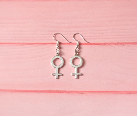 Female Symbol Earrings Women Symbol Earrings Gender Symbol