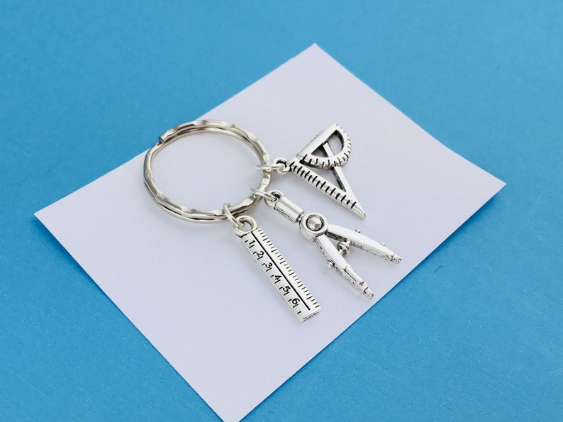 Math Key Ring Maths Keyring Math Teacher Gift for Her Science Lover Gift | Etsy UK