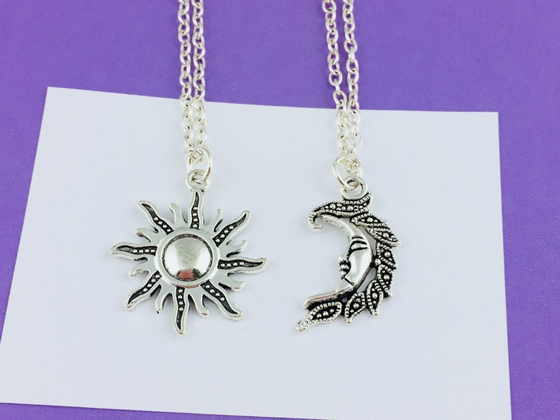 Sun and Moon Necklaces BFF Necklace Best Friends Necklace Etsy UK Sun and Moon Necklaces BFF Necklace Best Friends Necklace Etsy UK