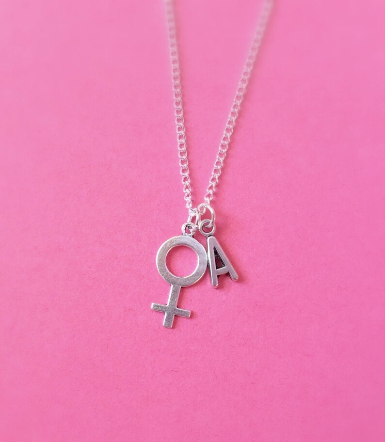 Feminist Necklace Venus Symbol Personalized Necklace - Etsy UK