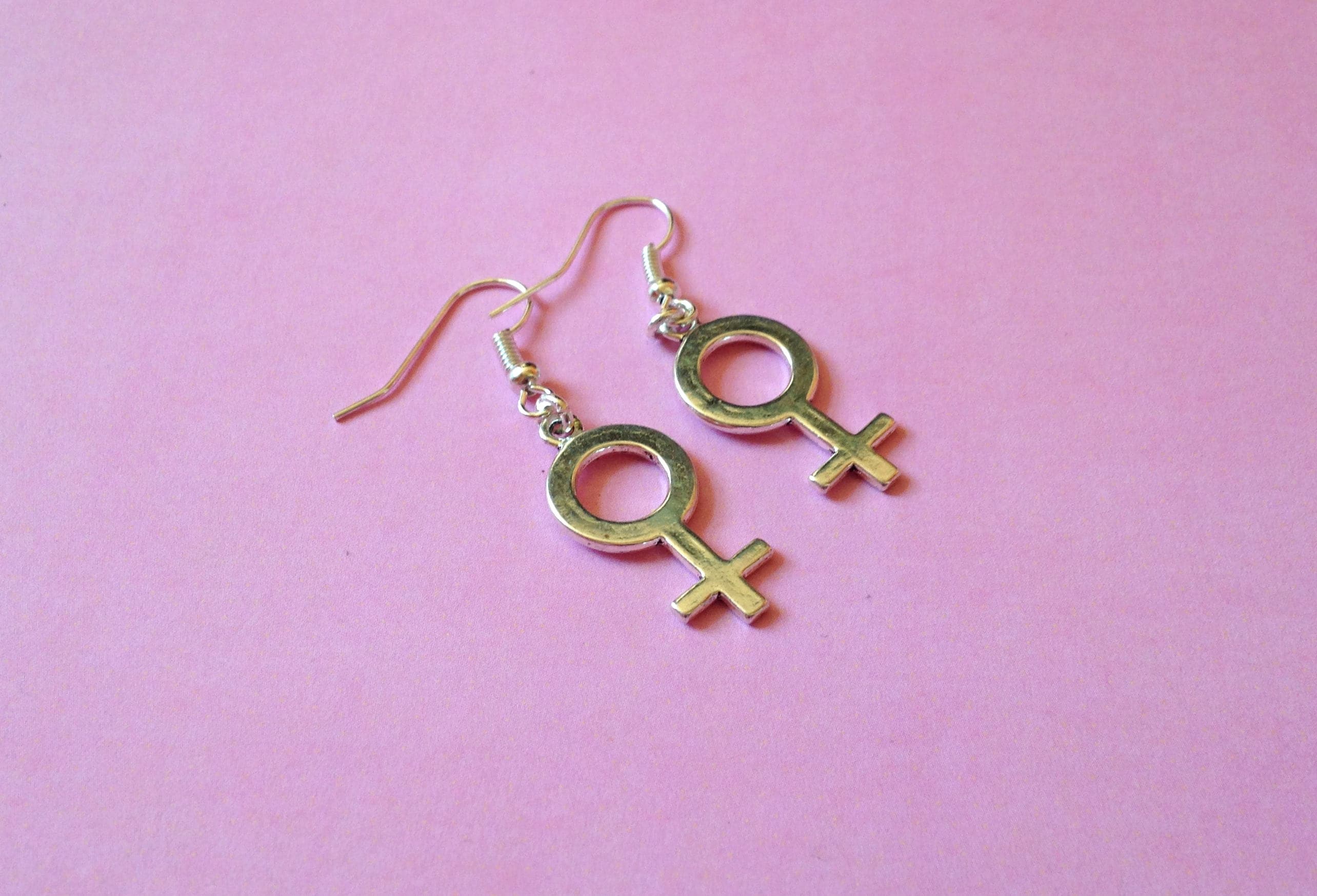Female Symbol Earrings Women Symbol earrings Gender Symbol Etsy